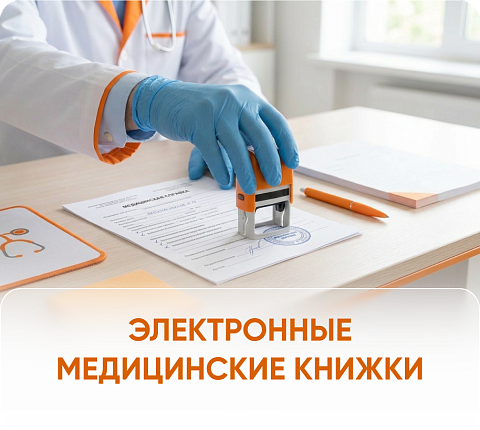 Оформление электронных медкнижек